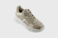 Victoria PU / Netted Totem Sneakers Beige