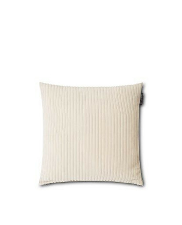 Velvet Cord Cotton Pillow Cover Off White
