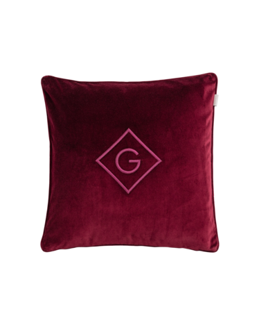 Velvet G Cushion 50x50 Carbernet red