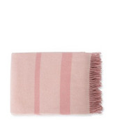 Herringbone Recycled Wool Throw pink 130 x 170 cm