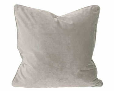 Elise Velvet Cushion Cover Silver 45x45