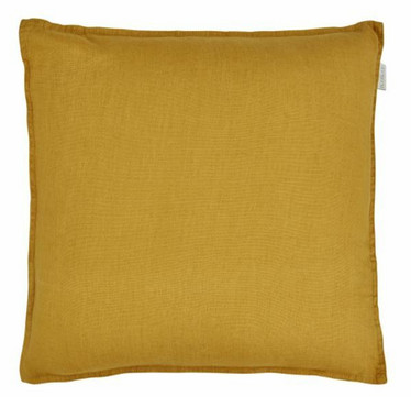 Sabina pellava tyynynpäällinen keltainen 45 x 45 cm