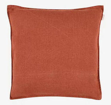 Sabina linen cushion cover red 45 x 45 cm
