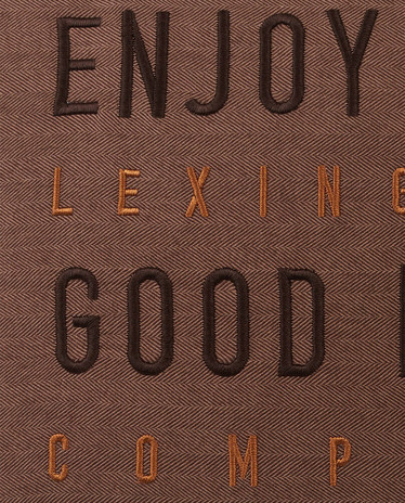 Good Life Herringbone Cotton Flannel Pillow cover 50x50 Beige