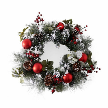 Classic NY Christmas Wreath 65 cm