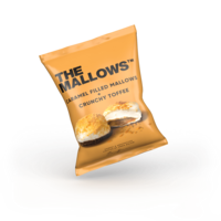 Caramell filled mallows 55g Crunchy toffee