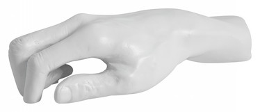 Käsi koriste valkoinen