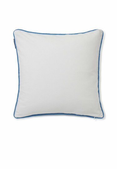 Logo Organic cotton twill Pillow cover 50x50 Sininen