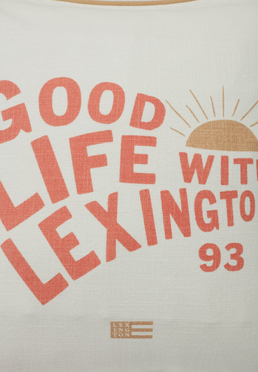 Good Life Cotton canvas pillow cover 50x50 Valkoinen