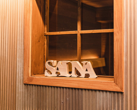 Sauna -kyltti, iso teksti
