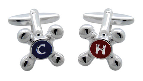 CU438 hopeiset hot and cold kalvosinnapit