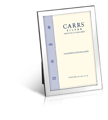 Carrs FNPR4/W sileä 18x13 hopeinen valokuvakehys
