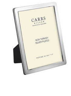 Carrs NPRX4 sileä 20x15 hopeinen kuvakehys