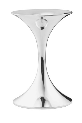 Hopeinen Trumpetti kynttilänjalka 100mm