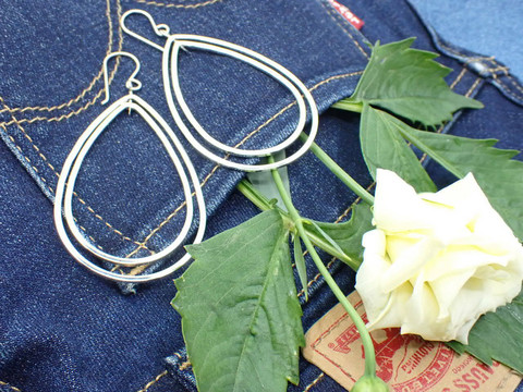 Hopeiset Sac Silver korvakorut