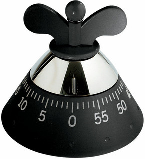 Alessi A09 B musta munakello