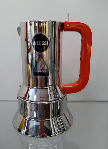 Alessi 9090/6 100 mutteripannu oranssilla kahvalla