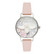 Hopeanvärinen Olivia Burton rannekello OB16GH09 nahkaranteella.