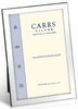 Carrs FNPR2/W sileä 9x6 hopeinen valokuvakehys