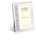 Carrs FNPR2/W sileä 9x6 hopeinen valokuvakehys