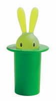 Alessi ASG16 GR vihreä Magic Bunny hammastikkuteline
