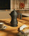 Alessi MDL02/3 BB musta Pulcina espressopannu