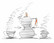 Alessi MDL02/3 BB musta Pulcina espressopannu