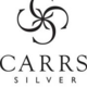 Carrs FR265/W 18x13 hopeinen kuvakehys ruksireunalla