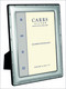 Carrs FR265/W 18x13 hopeinen kuvakehys ruksireunalla