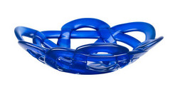 Kosta Boda sininen 7051415 Basket kulho