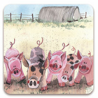 Jääkaappimagneetti five little pigs 