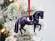 Dressage Horse Ornament - Black