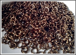 Rengas Ø 5.7 mm, lanka 1.6 mm, 50 kpl , pronssi