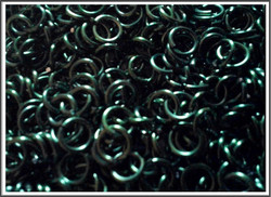 Rengas Ø 4.0 mm, lanka 1 mm, 50 kpl, vihreä
