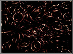 Rengas Ø 6,7 mm, lanka 1,2 mm, 50 kpl, pronssi