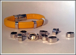 Hopeoitu sileä hela 10 x 7 mm nauhalle