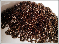 Rengas Ø 2.4 mm, lanka 0.8 mm, 50 kpl, pronssi