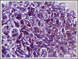 Rengas Ø 4.0 mm, lanka 1 mm, 50 kpl, laventeli