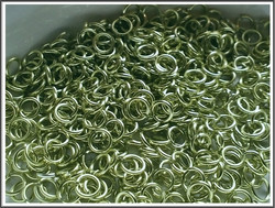 Rengas Ø 4.0 mm, lanka 1 mm, 50 kpl, minttu