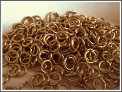 Rengas Ø 6.6 mm, lankavahvuus 1.6 mm, 50 kpl, shamppanja