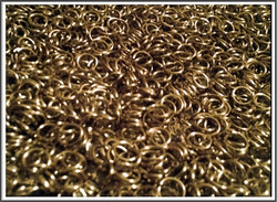 Rengas Ø 4.0 mm, lanka 1 mm, 50 kpl, shamppanja