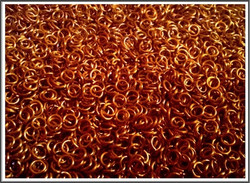 Rengas Ø 4.1 mm, lanka 1.2 mm, 50 kpl, oranssi