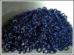 Rengas Ø 4.1 mm, lanka 1.2 mm, 50 kpl, royal sininen