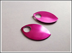 Alumiinihela iso, 30 x 20 mm, pinkki