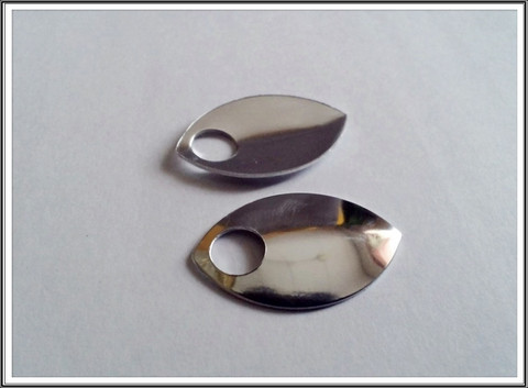 Alumiinihela iso, 30 x 20 mm, peilin kirkas