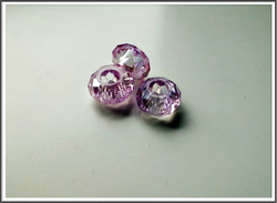 Kristallilasihelmi, 14 x 9 mm, Light Amethyst AB