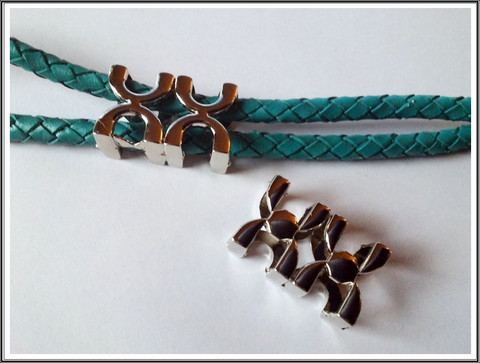 Hopeoitu hela 15 x 9 mm, XX