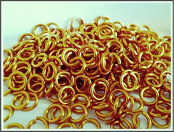 Rengas Ø 2.8 mm, lanka 0.8 mm, 50 kpl, kulta