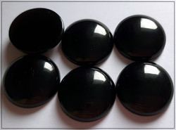 Obsidiaani, Ø 25 mm pyöreä kapussi