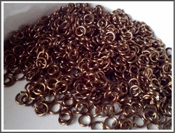 Rengas Ø 2.8 mm, lanka 0.8 mm, 50 kpl, pronssi